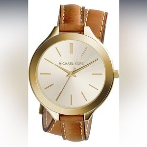 Michael Kors Women's Runway Brown Watch
